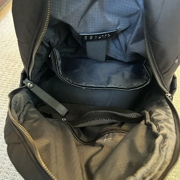Peloton x Sol & Selene Quilted Black Backpack - Picture 7 of 13